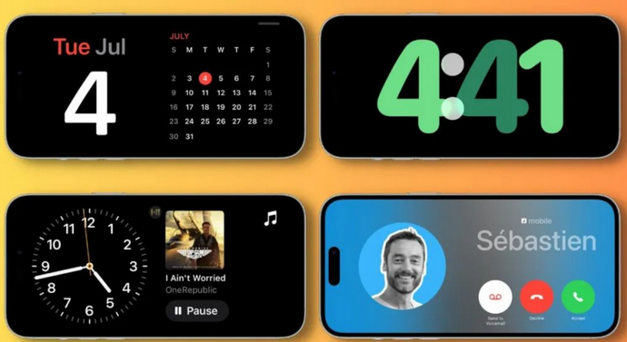 渑池苹果手机维修分享iOS17横屏充电待机显示有什么好处 