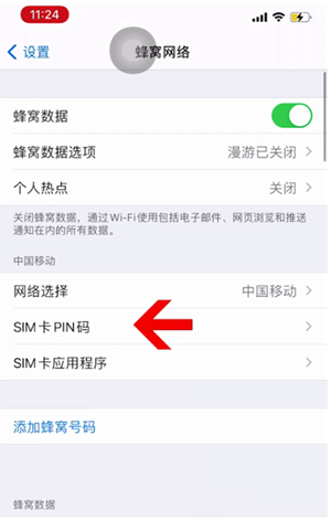 渑池苹果14维修网分享如何给iPhone14的SIM卡设置密码 